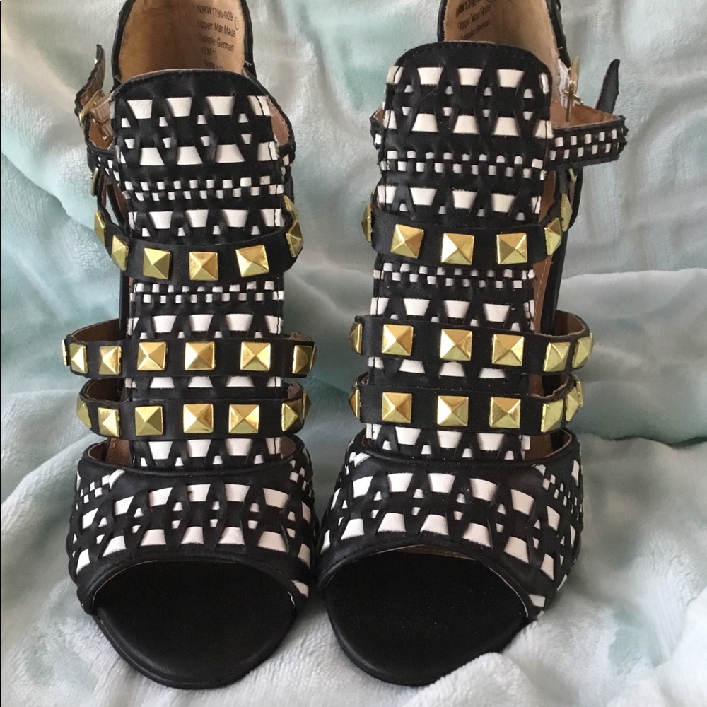 Studded heels